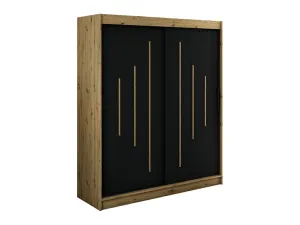 Leto Y Sliding Door Wardrobe 180cm