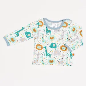 Long-sleeve baby top "Mini Jungle"