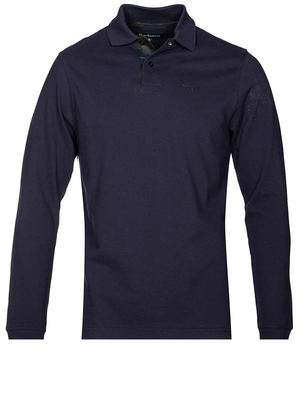 Long Sleeve Sports Polo-Night Sky