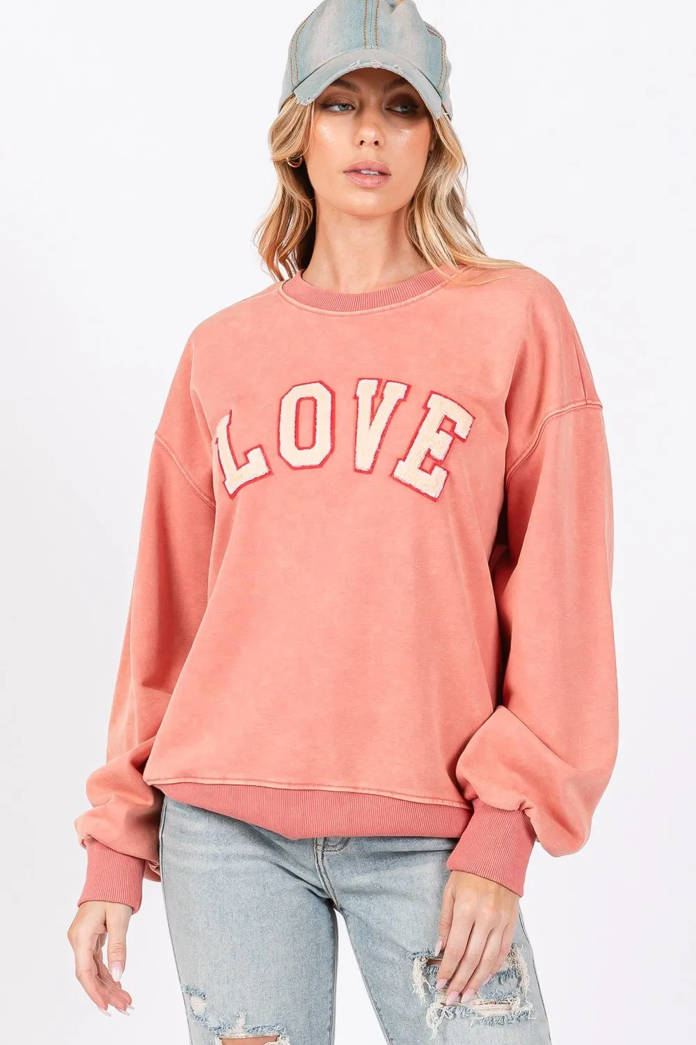 Love Sweatshirt - Pink