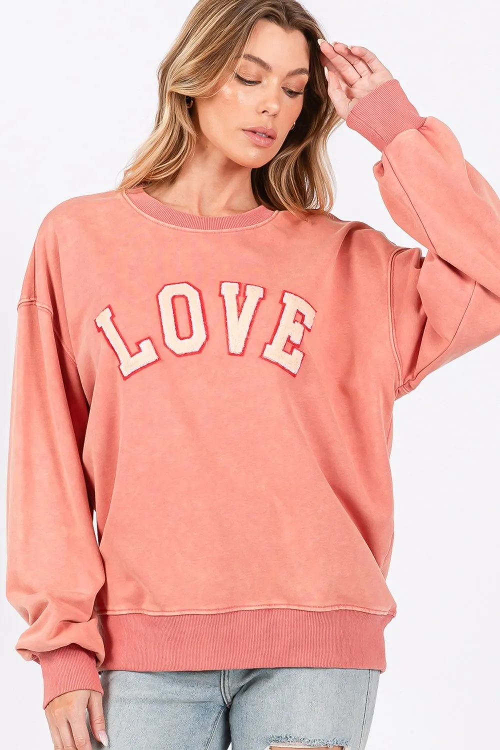 Love Sweatshirt - Pink