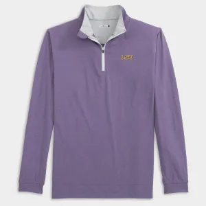 LSU Heathered Venture Performance Quarter-Zip