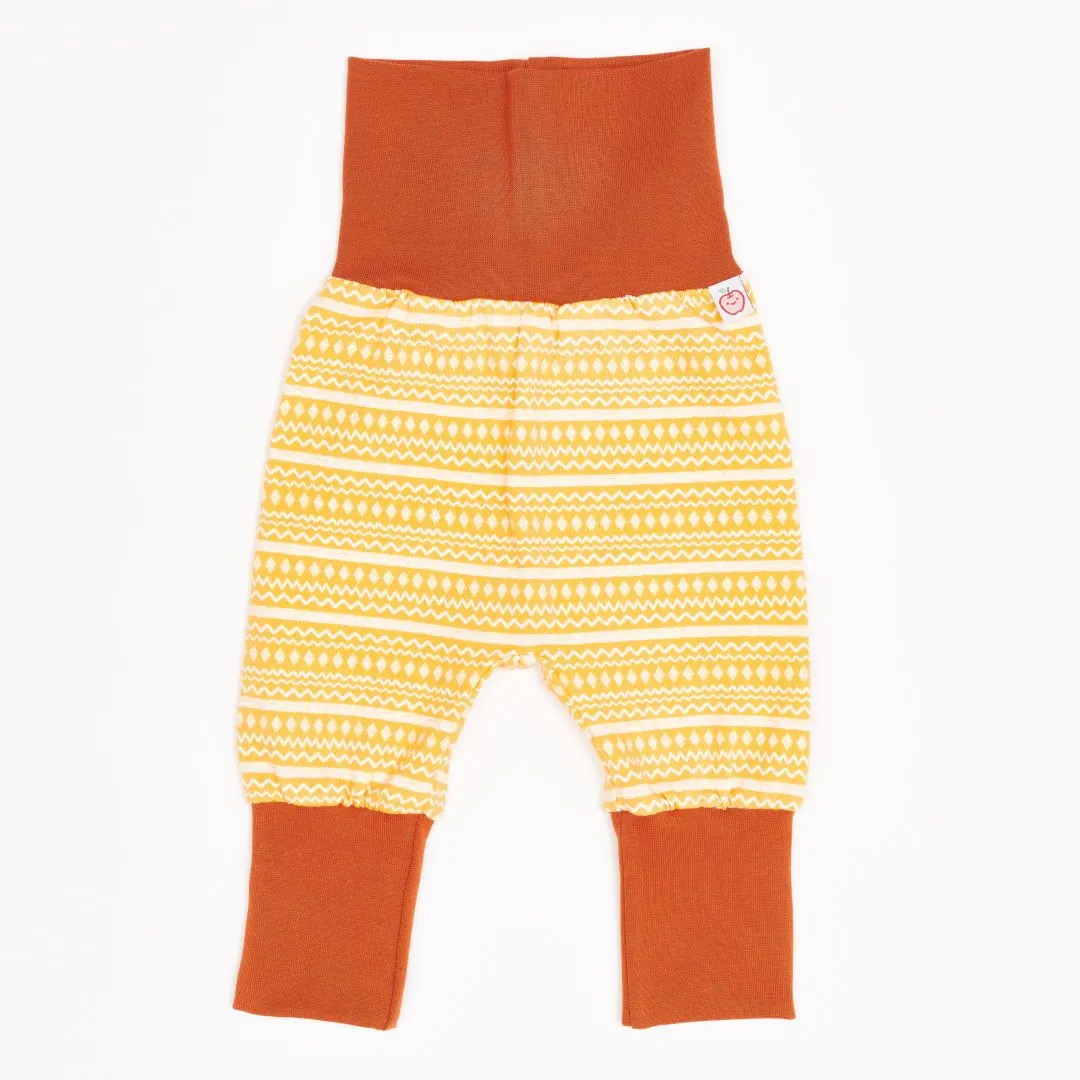 Organic rib pants "Rhapsody" - 95% organic cotton, 5% elastane