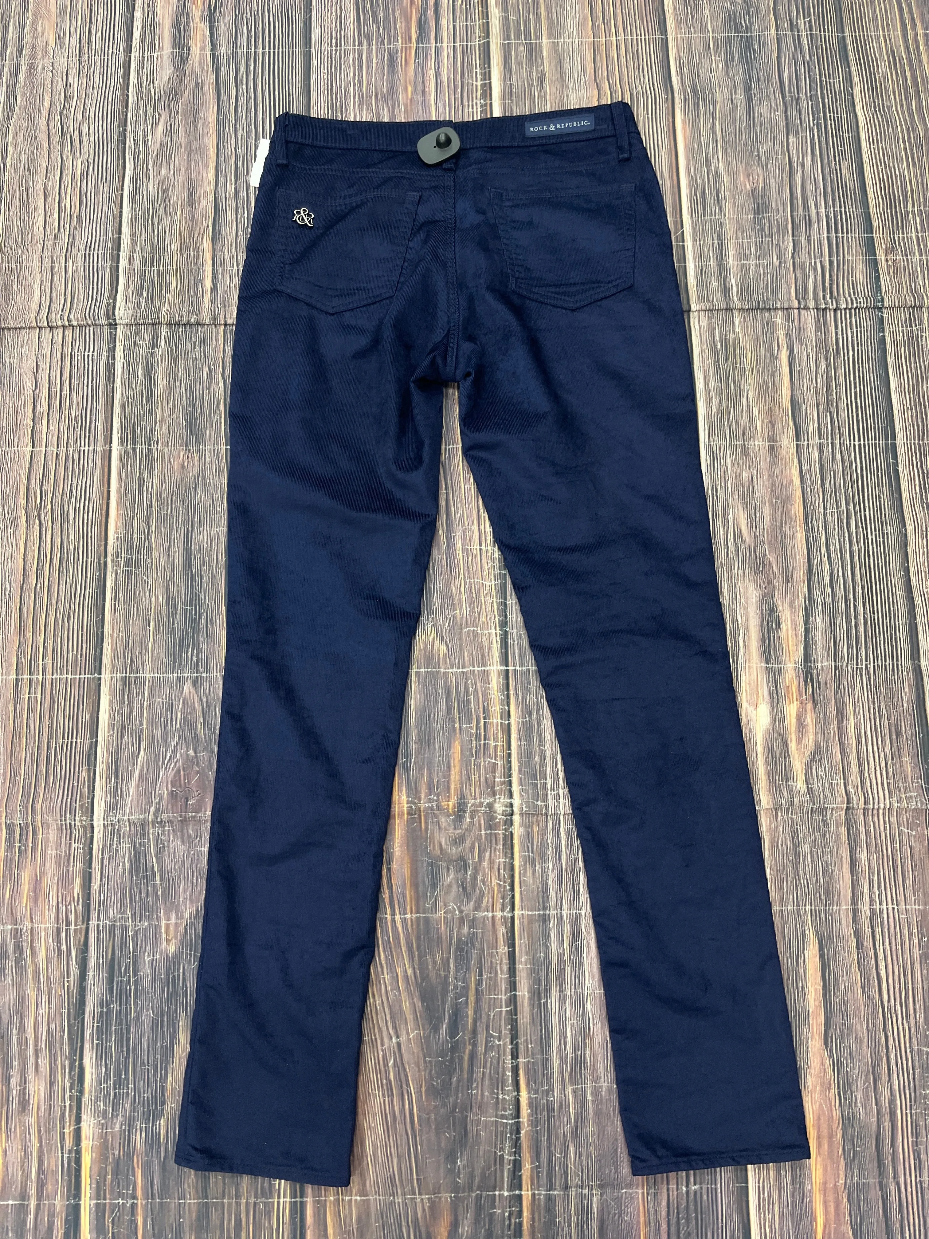 Pants Corduroy By Rock And Republic In Blue, Size: 10