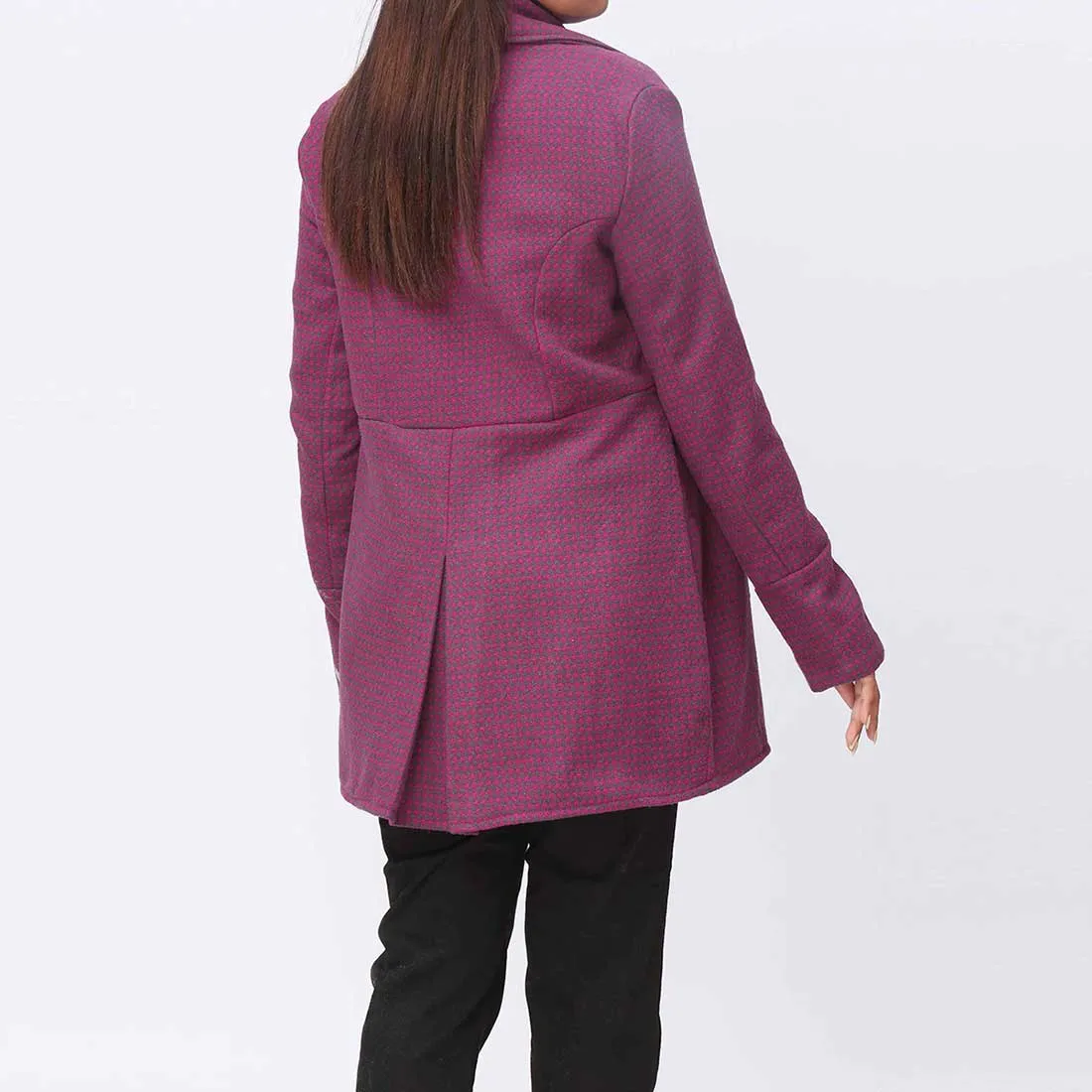 Pink Woolen Coat PW3099