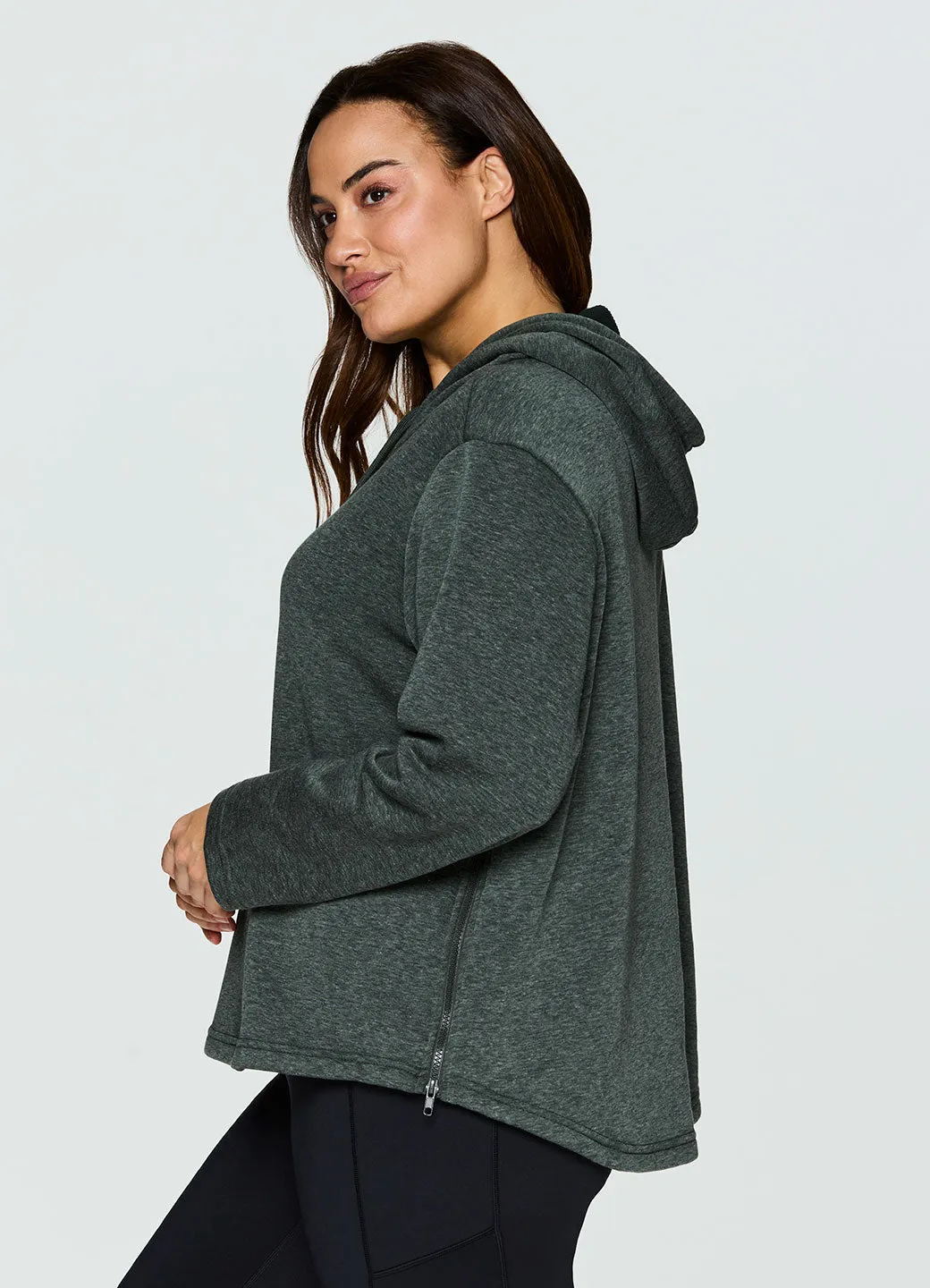 Plus Ashland Fleece Zip Sweatshirt