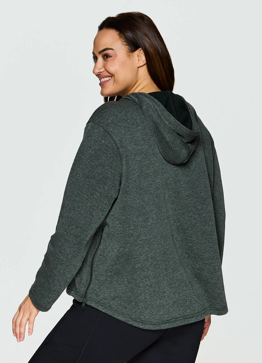 Plus Ashland Fleece Zip Sweatshirt