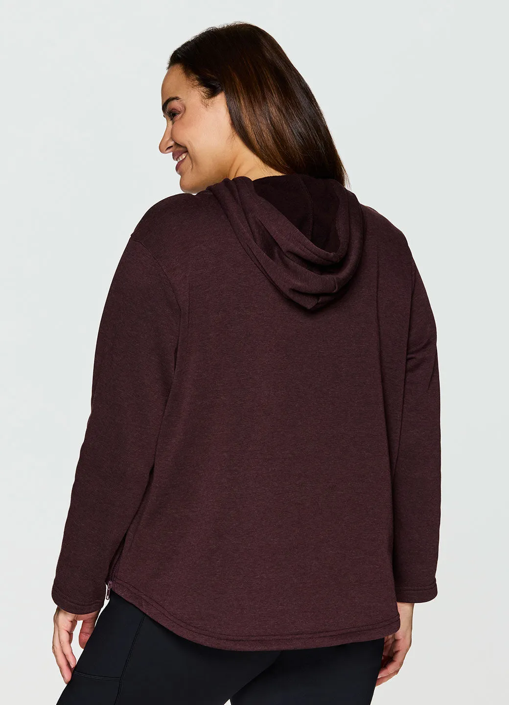 Plus Ashland Fleece Zip Sweatshirt