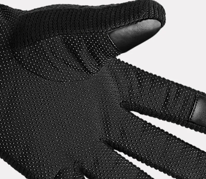 Premium Men's Winter Leather Gloves - Touchscreen Enabled for Outdoor Activities and Smartphone Use