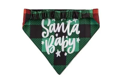 Santa Baby Reversible Dog Bandana