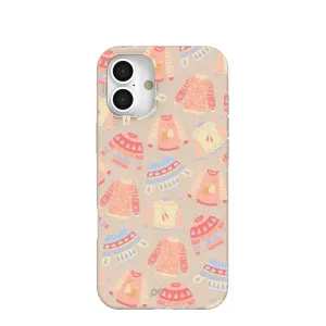 Seashell Sweater Weather iPhone 16 Plus Case