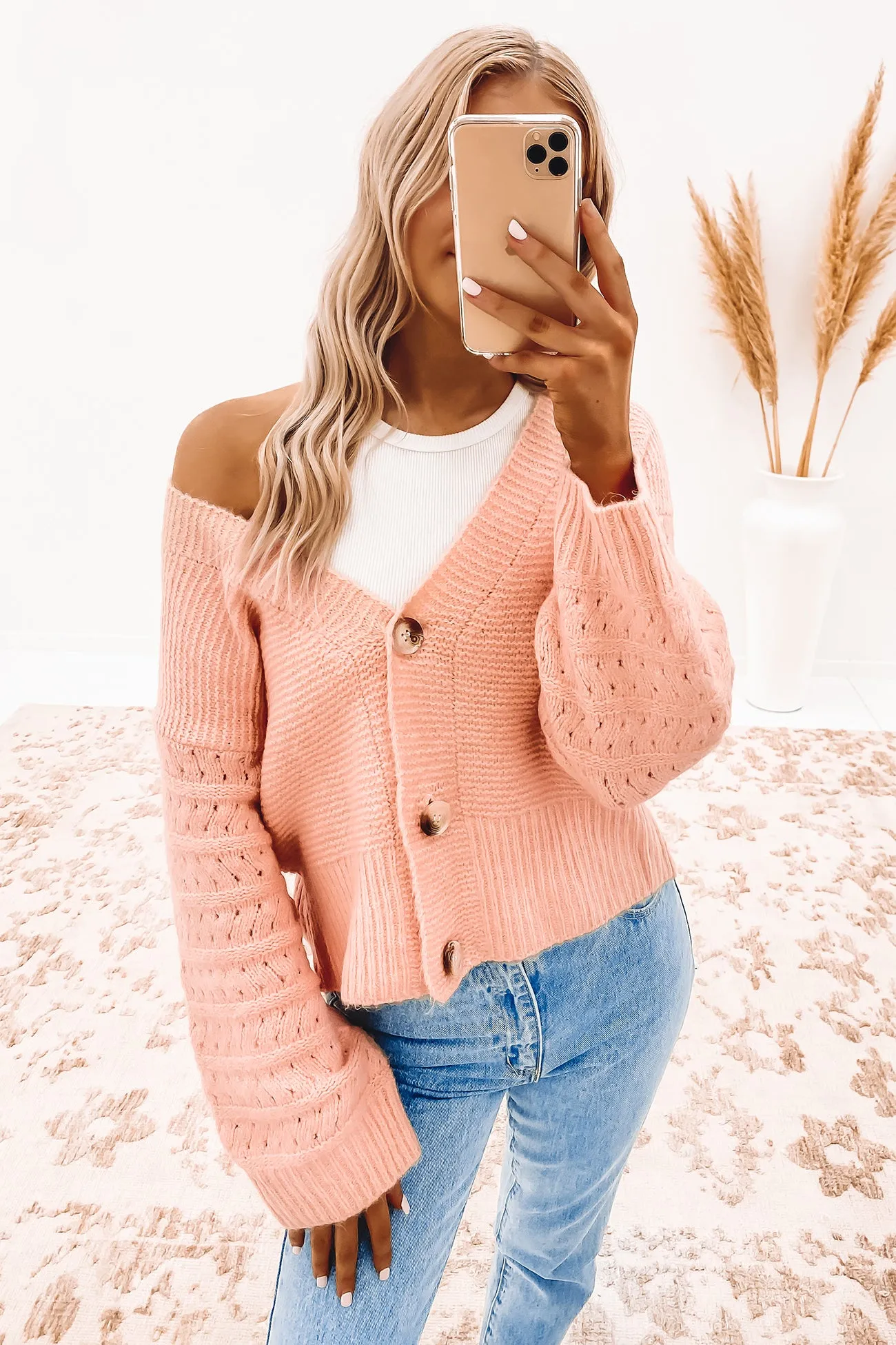 Sloane Cardigan Pink