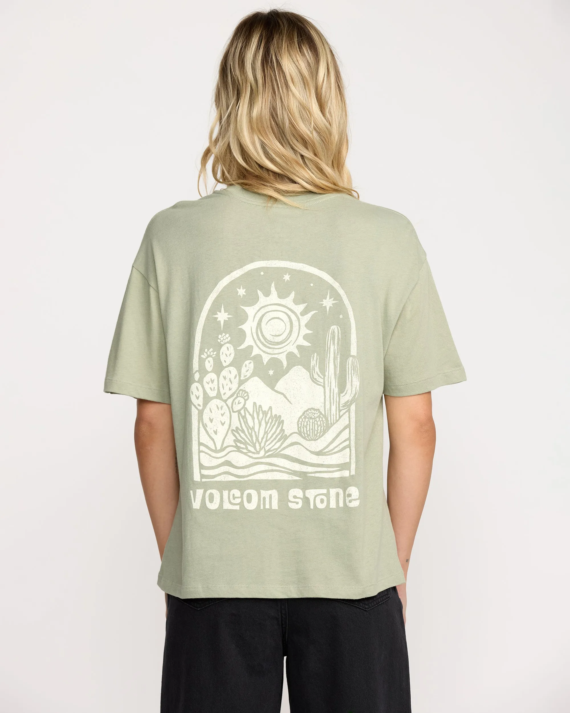 Stone Dream Boyfriend Tee - Sage