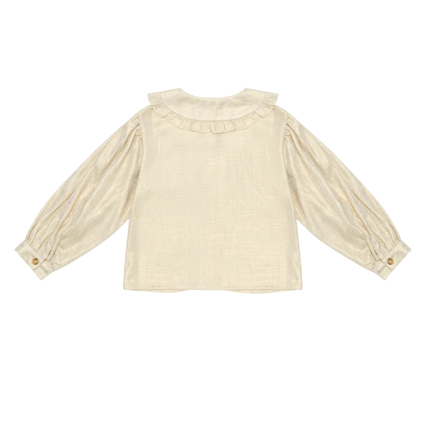 Suzei Blouse | Soft Sand Metallic