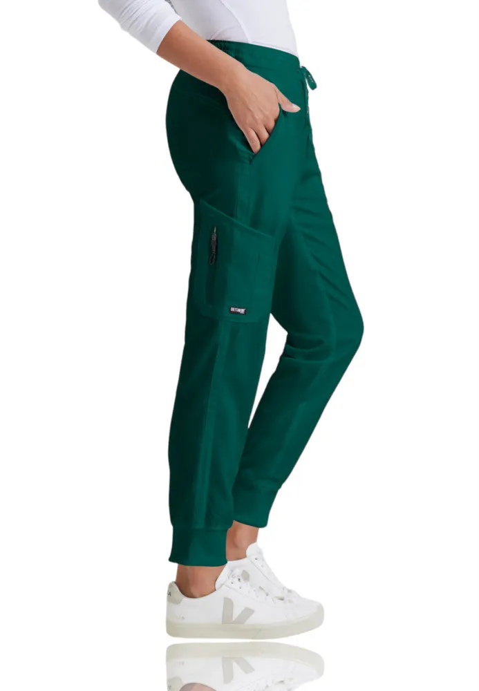 Tall Kira 5-Pocket Mid-Rise Jogger Scrub Pant