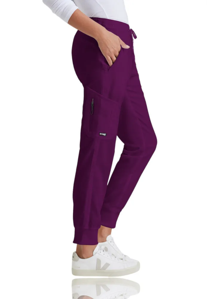 Tall Kira 5-Pocket Mid-Rise Jogger Scrub Pant