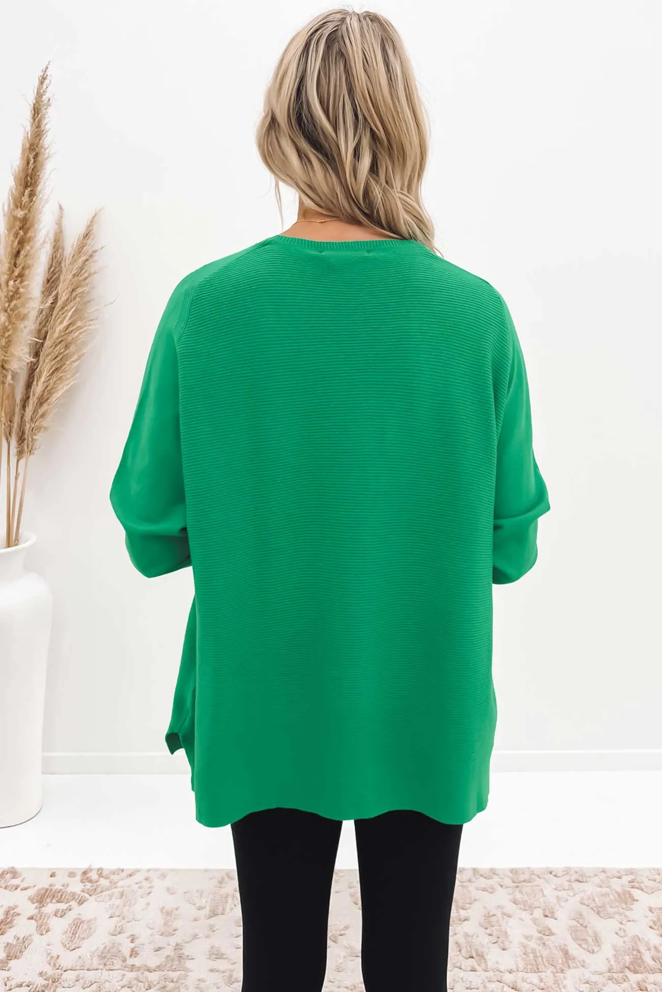 Valentina Knit Top Green