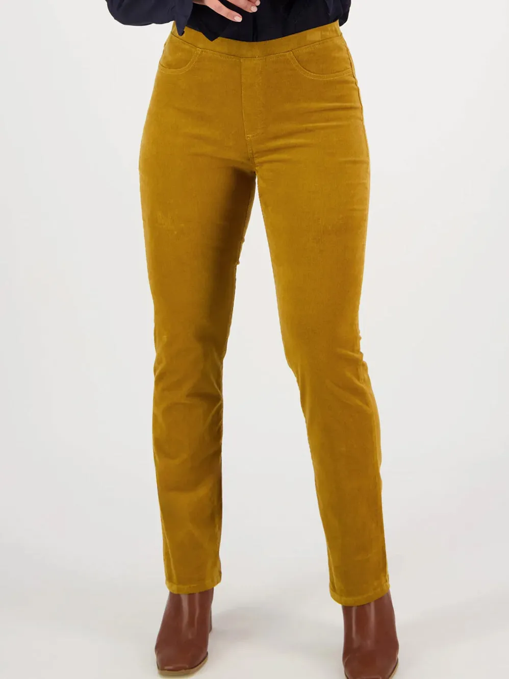 VASSALLI SLIM LEG CORD PULL ON PANT