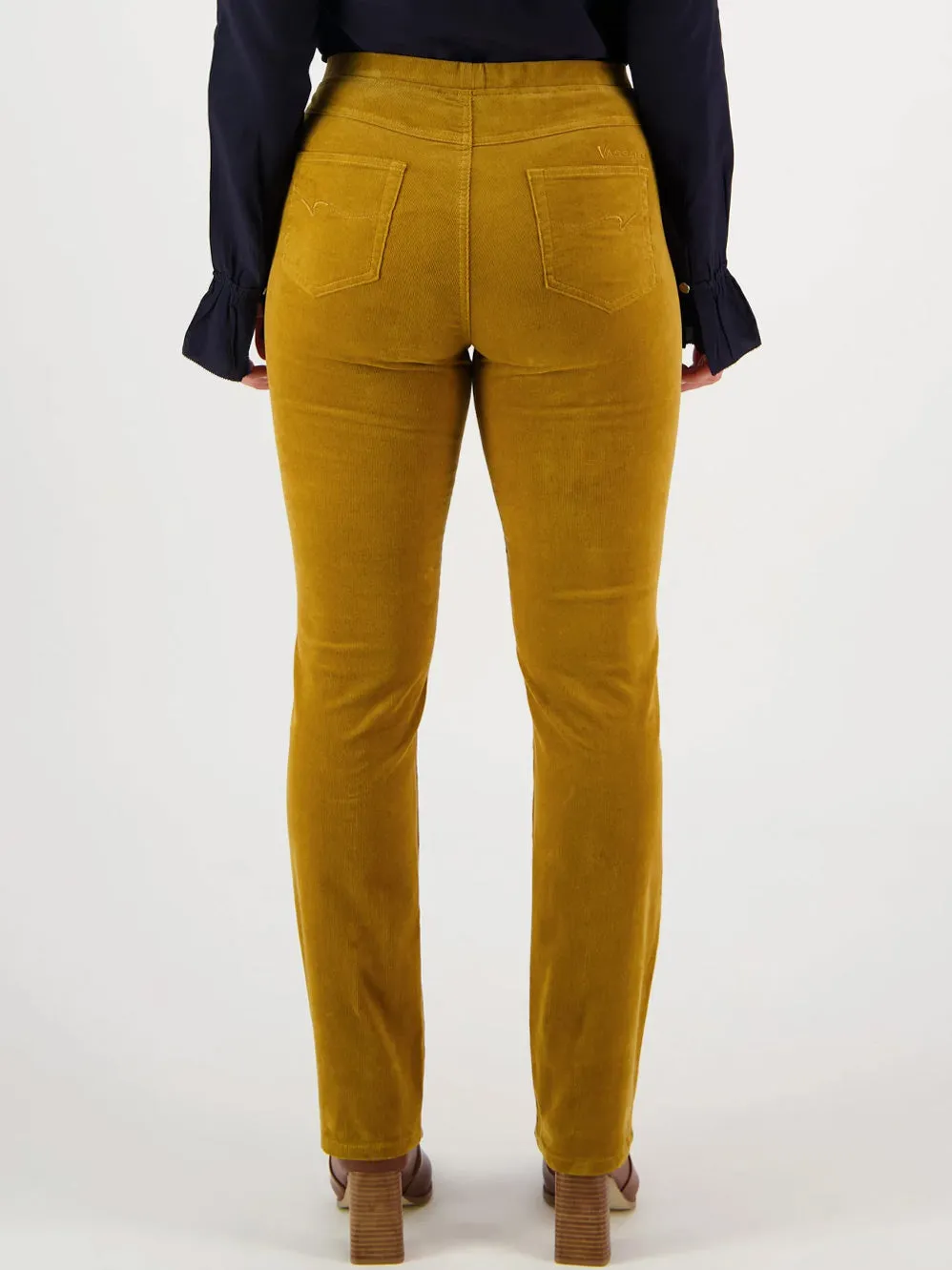 VASSALLI SLIM LEG CORD PULL ON PANT