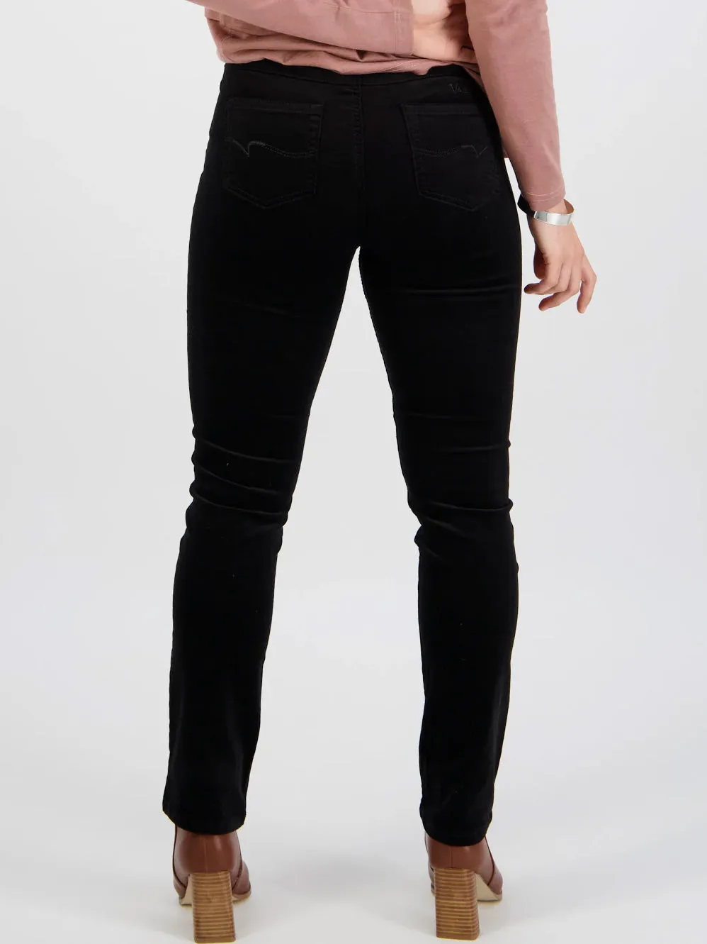 VASSALLI SLIM LEG CORD PULL ON PANT