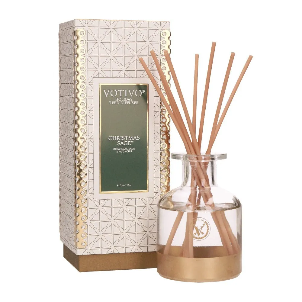 Votivo Holiday Diffuser - Christmas Sage