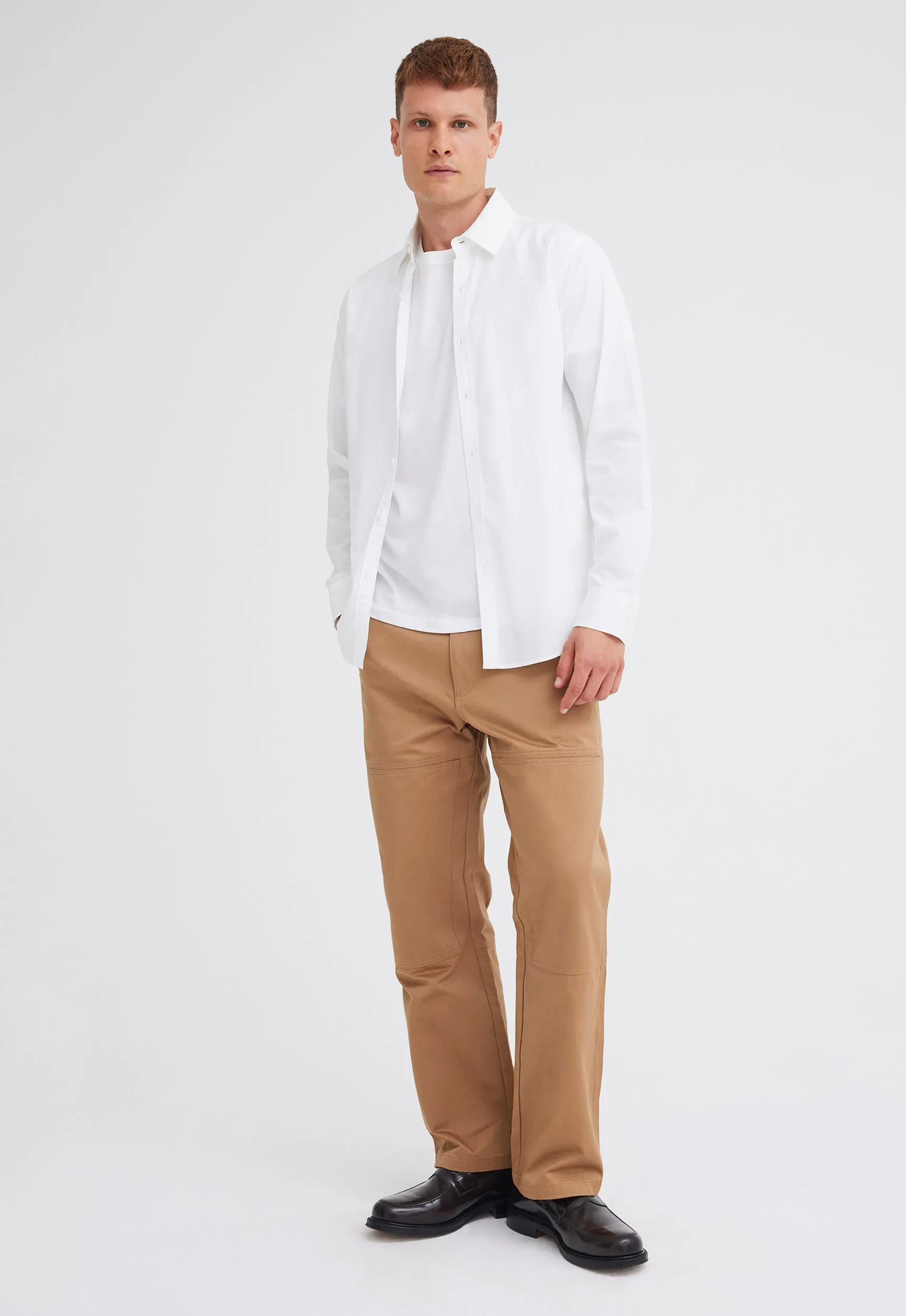 White Cotton Shirt - White