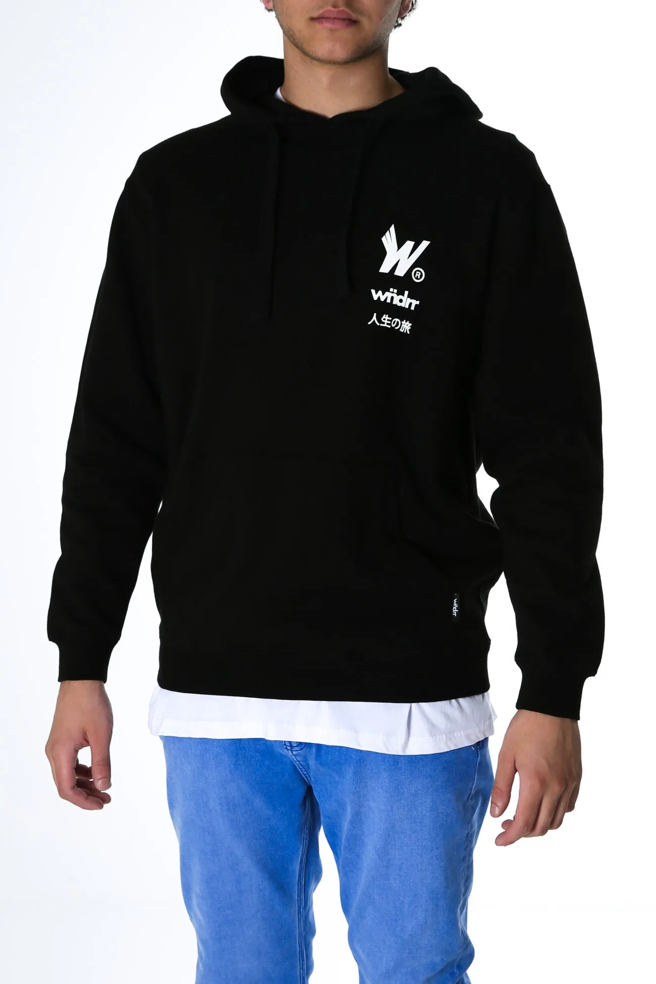 Wings Hood Sweat Black