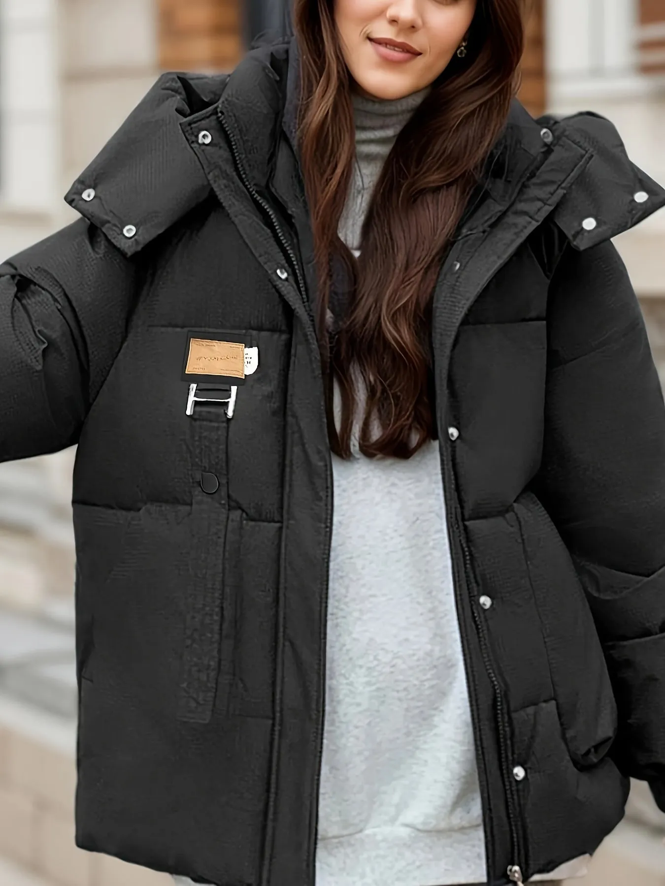 Women's Casual Parka Hooded Winter Coat with Padding | Ideal for Autumn/Winter