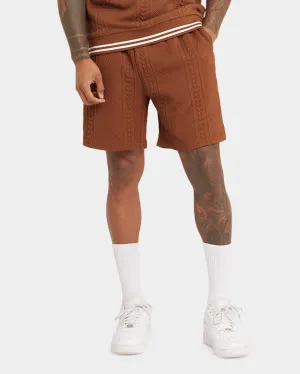 XXIII Danny Knit Shorts Brown