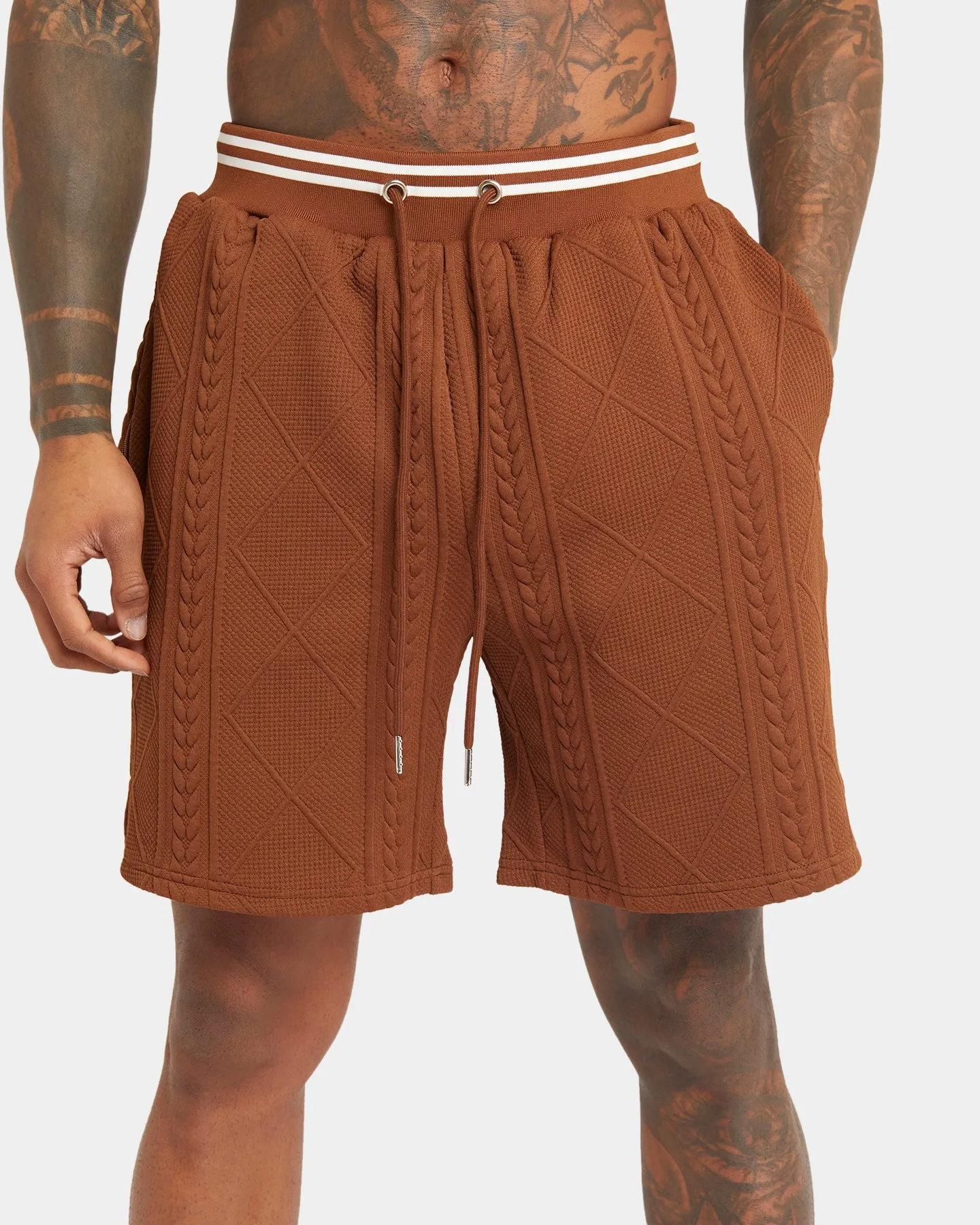 XXIII Danny Knit Shorts Brown