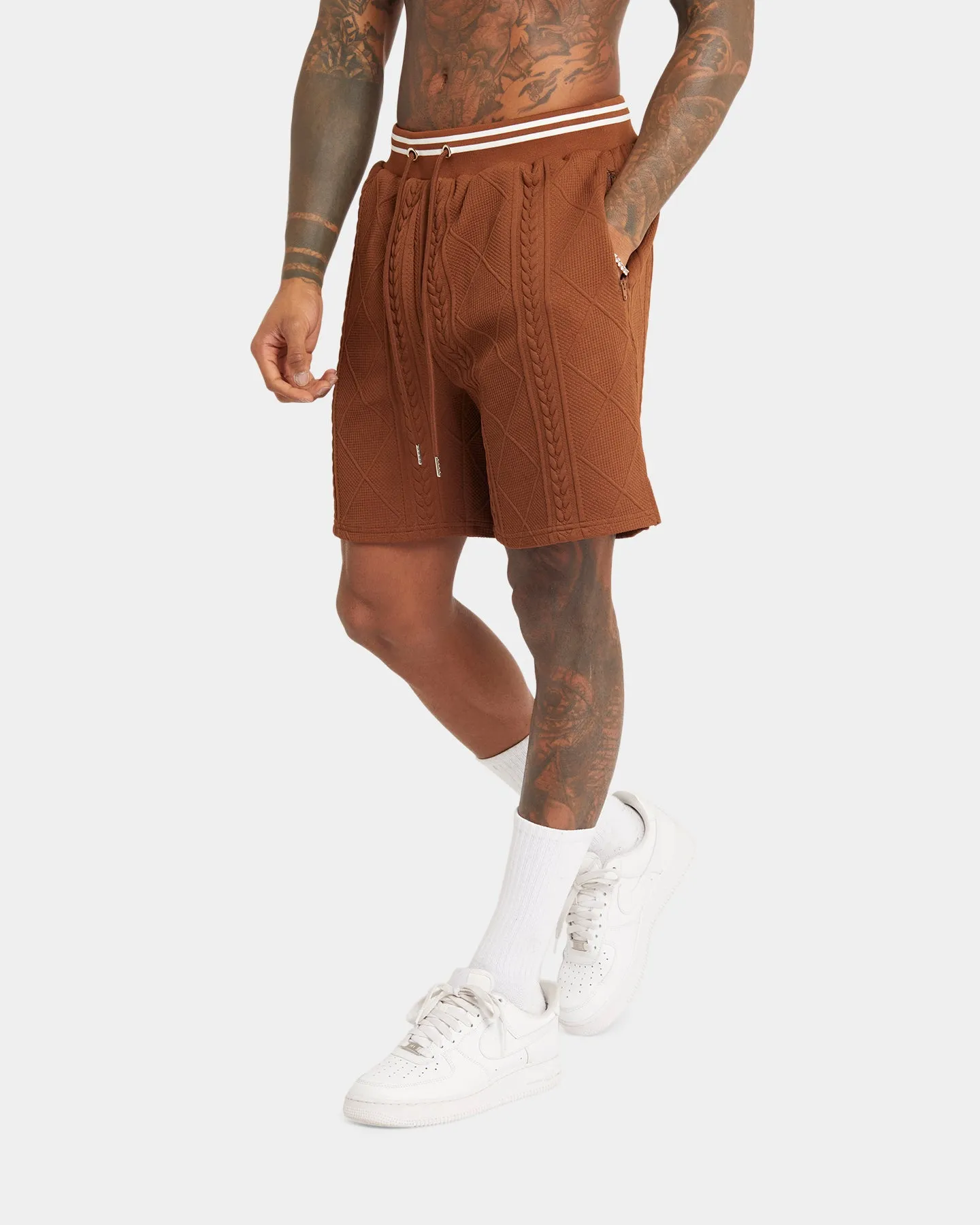 XXIII Danny Knit Shorts Brown